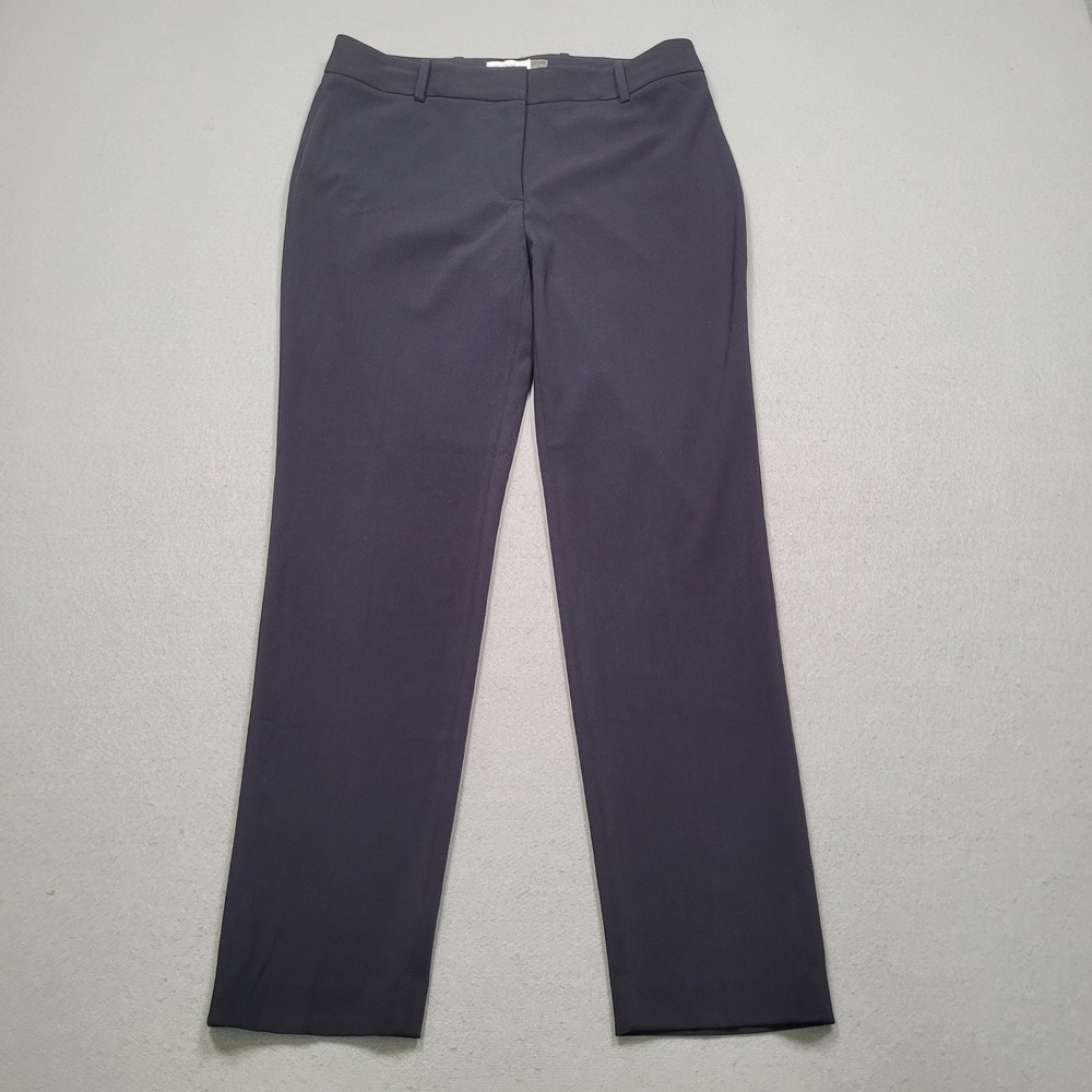 Calvin Klein Women Navy Blue Slim Fit Dress Pants Size 4 CSHWOO403 NVY